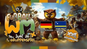 1. Gruppenspiel / Deutschland – Curacao / Fanfest Mitte auf XXL LED-Leinwand